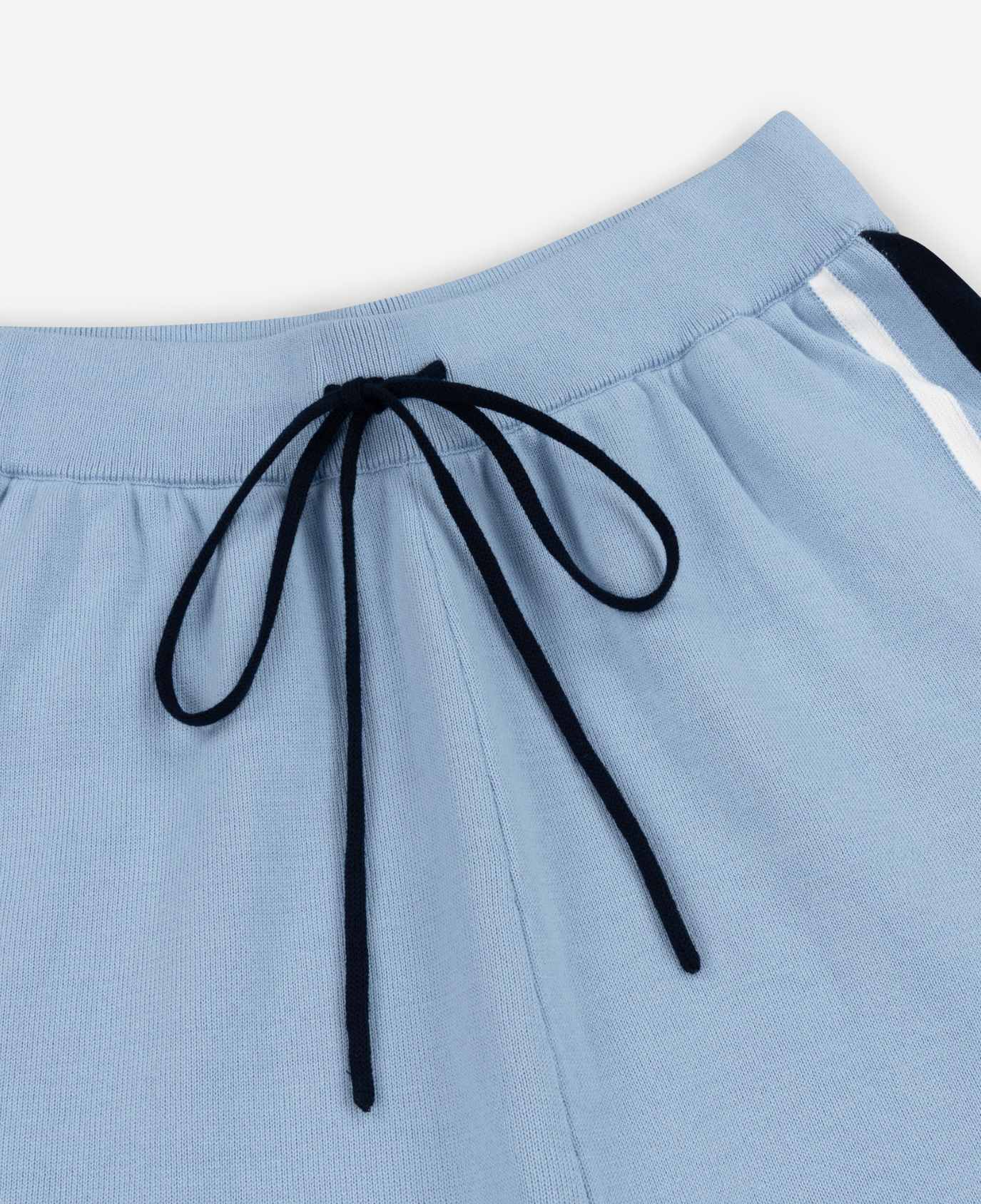 Alma De Ace Notu Knitted Blue Shorts